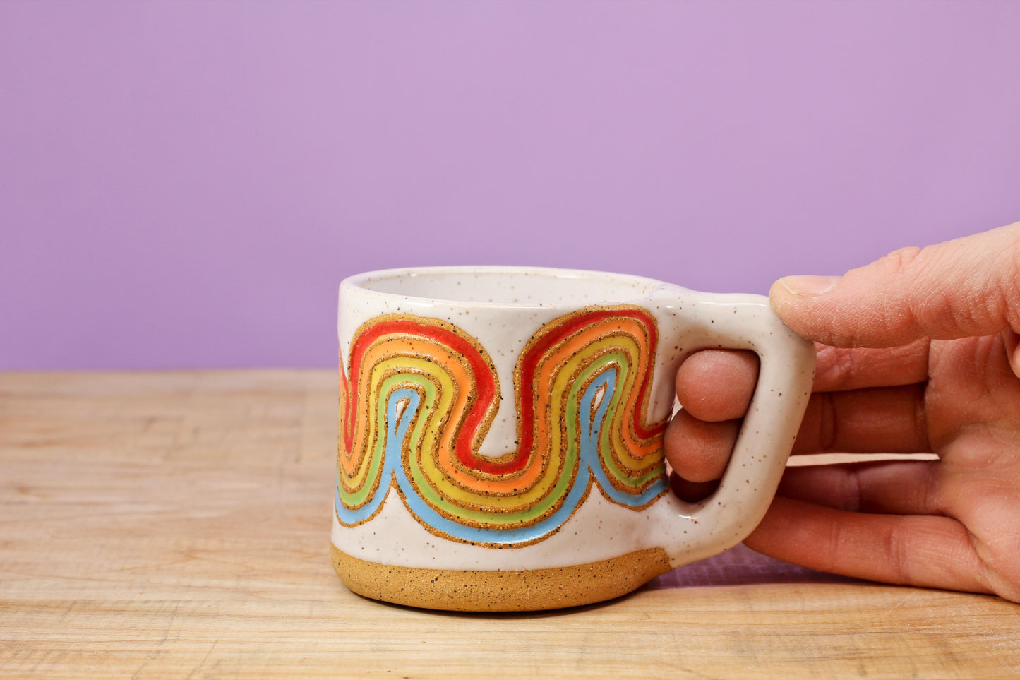 Ribbon Rainbow MINI Mug #63- (5 oz.)