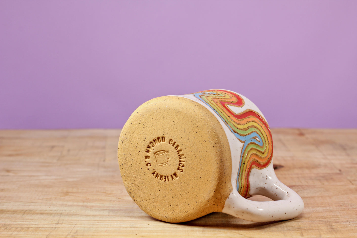 Ribbon Rainbow MINI Mug #63- (5 oz.)