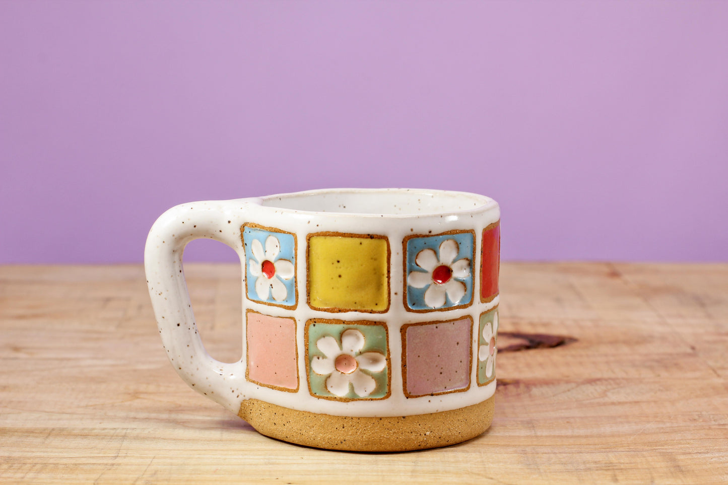 Flower Block MINI Mug #74- (6 oz.)