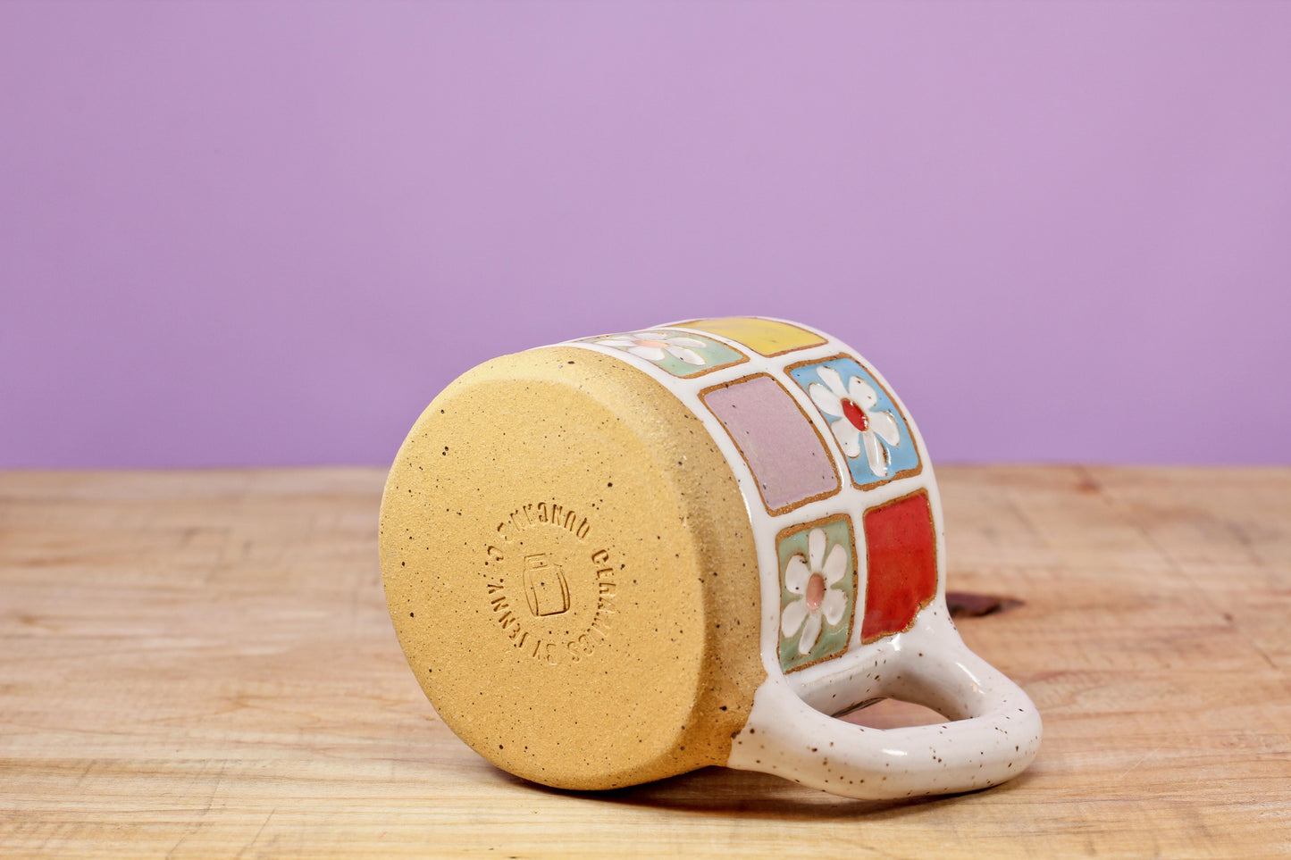 Flower Block MINI Mug #74- (6 oz.)