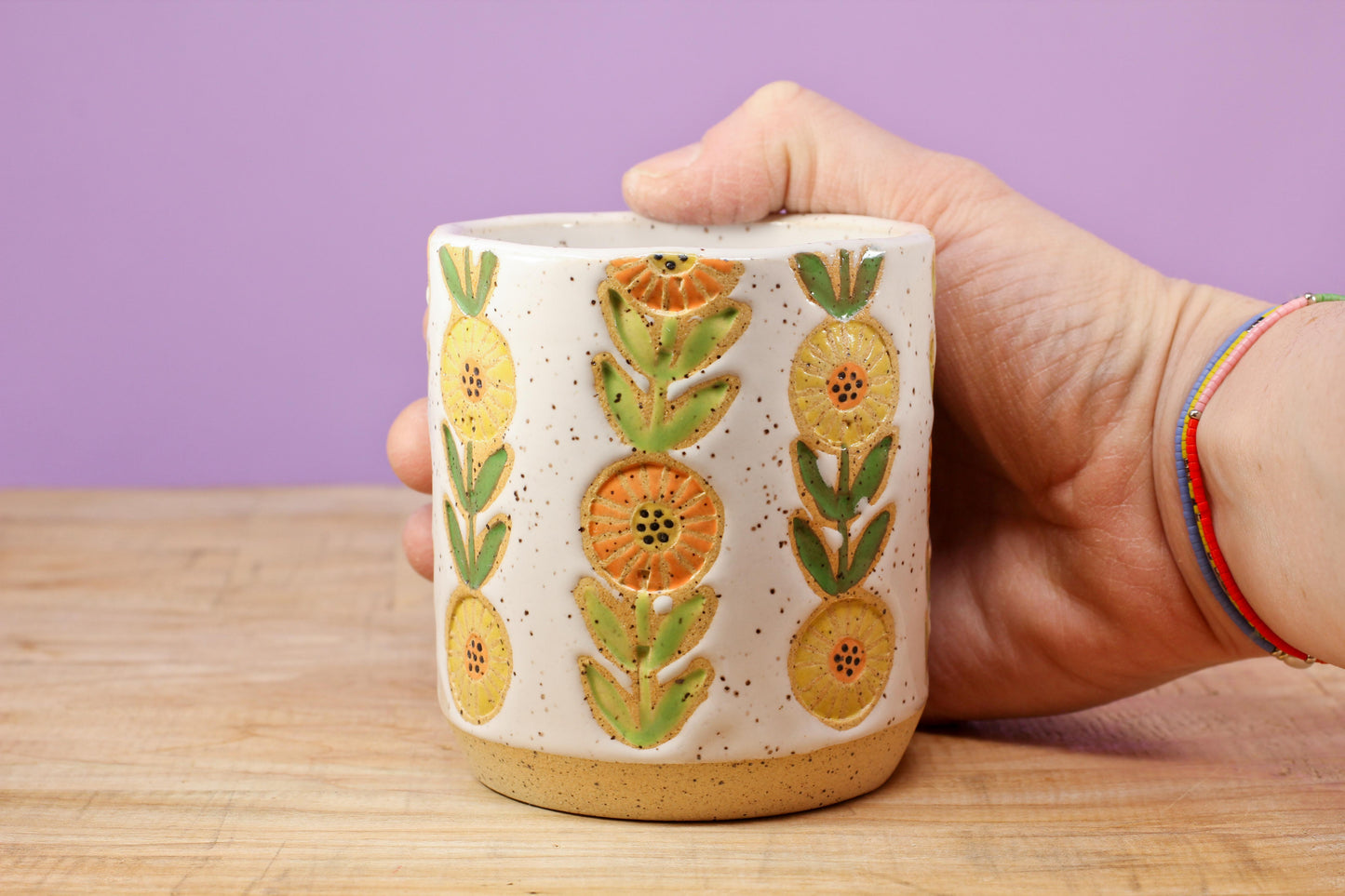 Flower Chain Tumbler #106 (9 oz.)