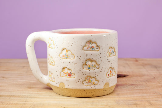 Candy Crush Cloud Mug-Pink #115- (13 oz.)