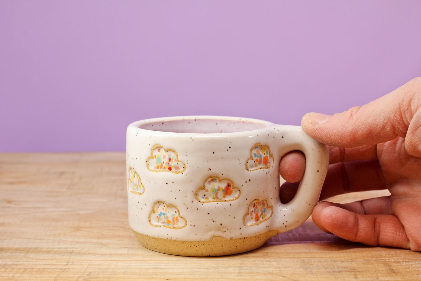 Candy Crush Cloud MINI Mug-Purple #118- (5.5 oz.)