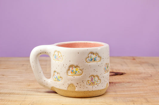 Candy Crush Cloud MINI Mug-Pink #119- (6 oz.)