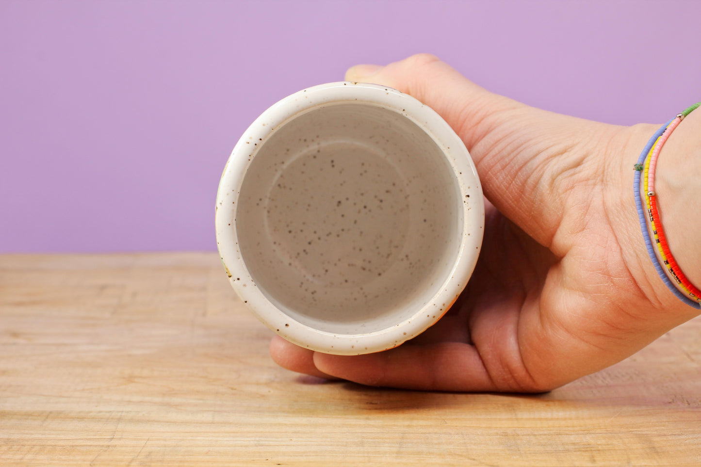 Sugar Cookie Flower Tumbler #127- (9 oz.)