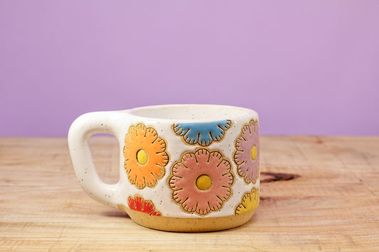 Sugar Cookie Flower MINI Mug #129- (6 oz.)
