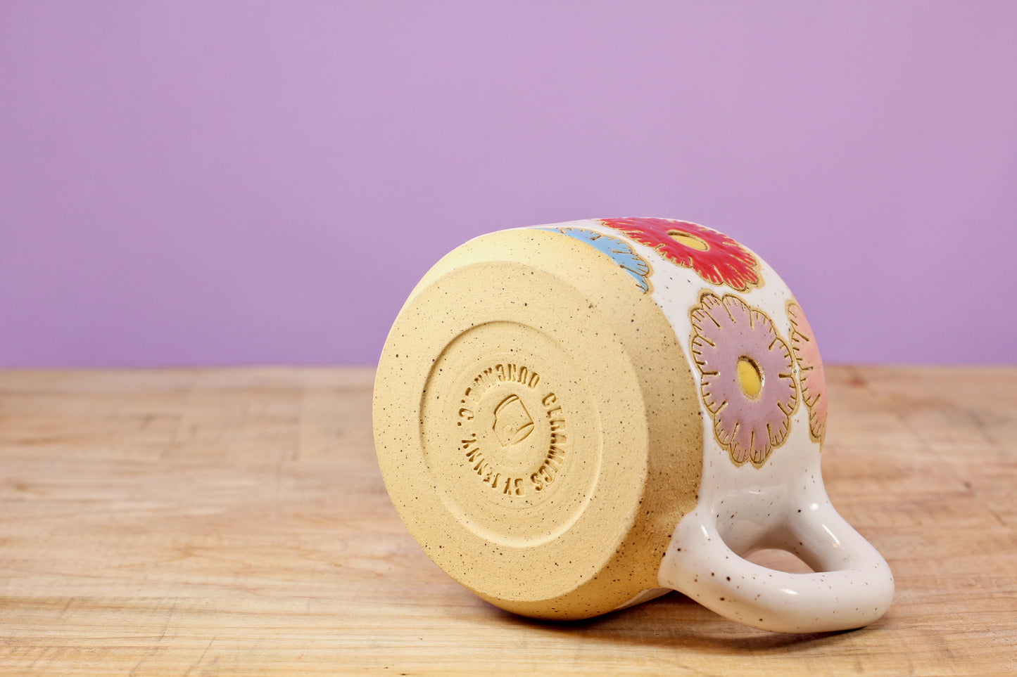 Sugar Cookie Flower MINI Mug #129- (6 oz.)