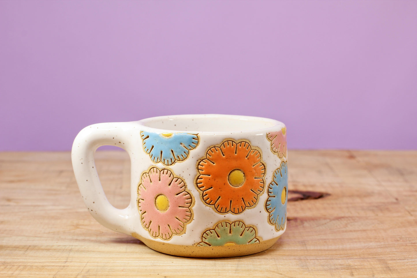 Sugar Cookie Flower MINI Mug #130- (6 oz.)