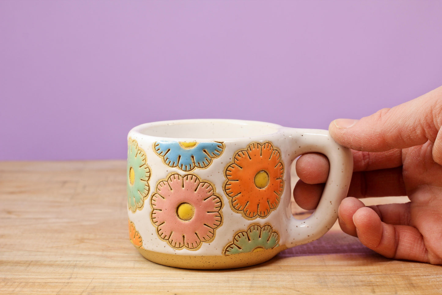 Sugar Cookie Flower MINI Mug #130- (6 oz.)