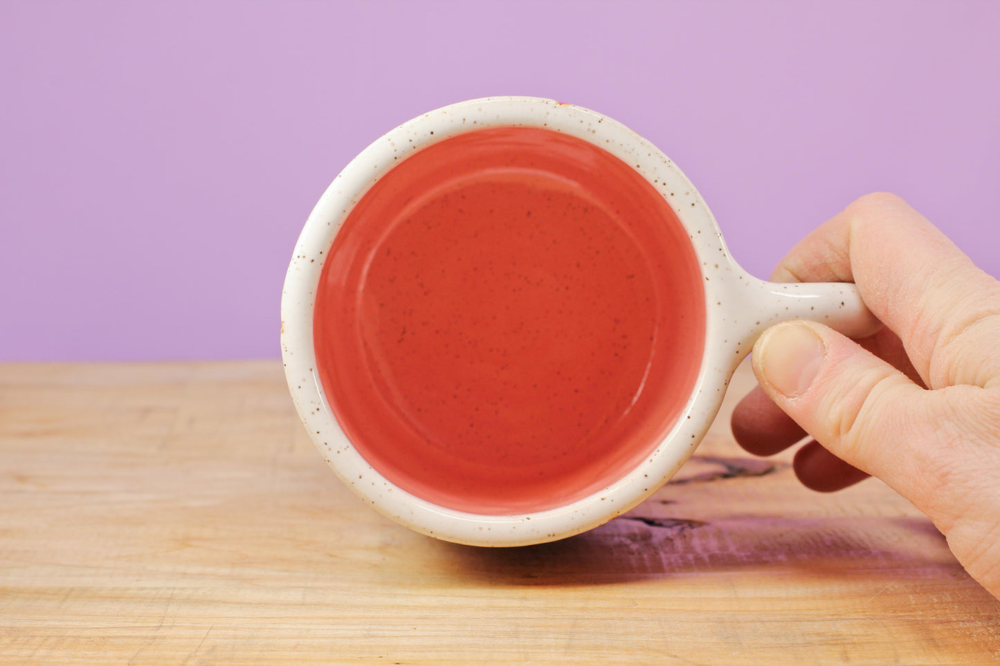 Star Block Quilt Mug-Pink #131- (13.5 oz.)