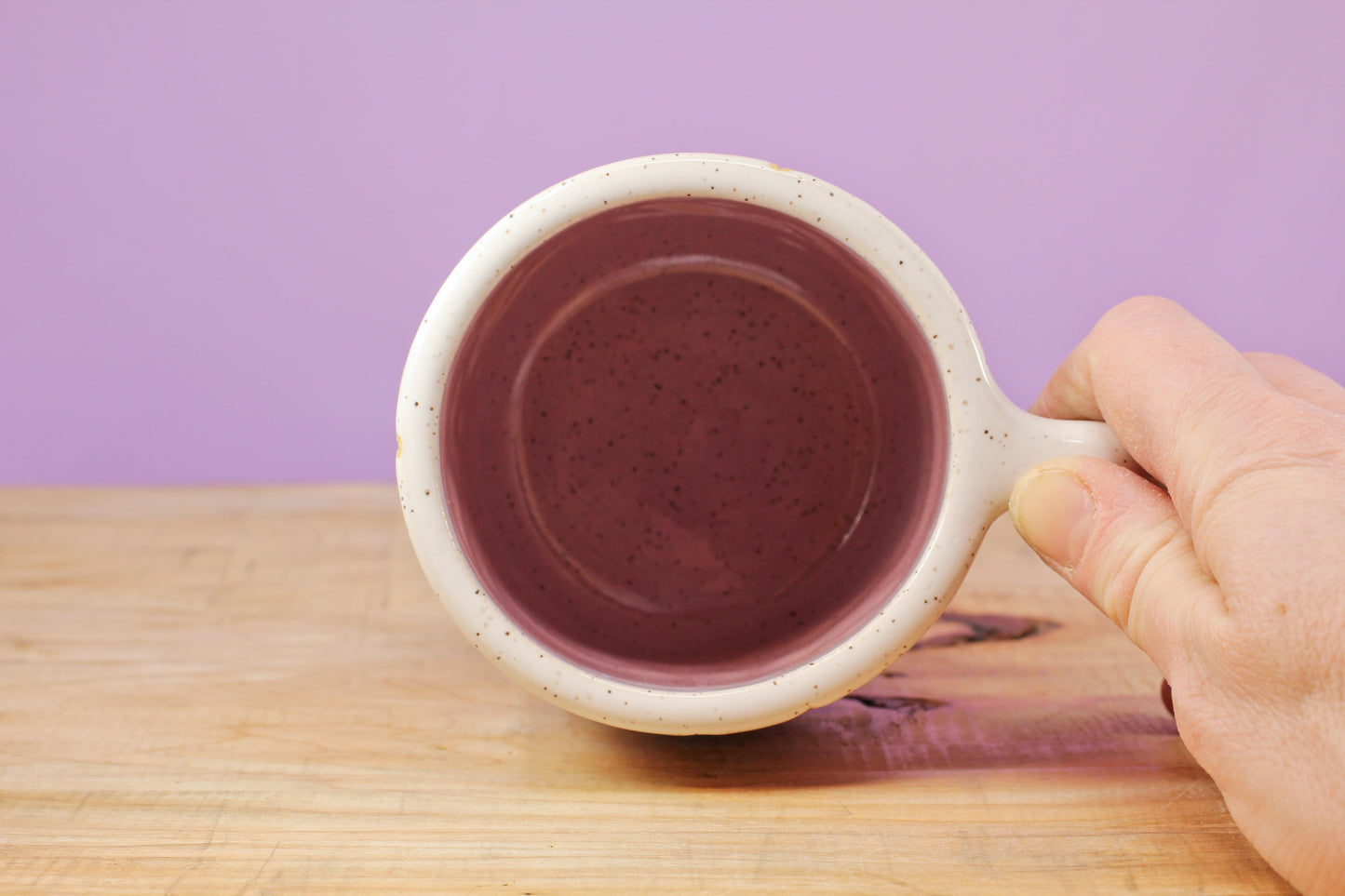 Star Block Quilt Mug-Purple #134- (11.5 oz.)