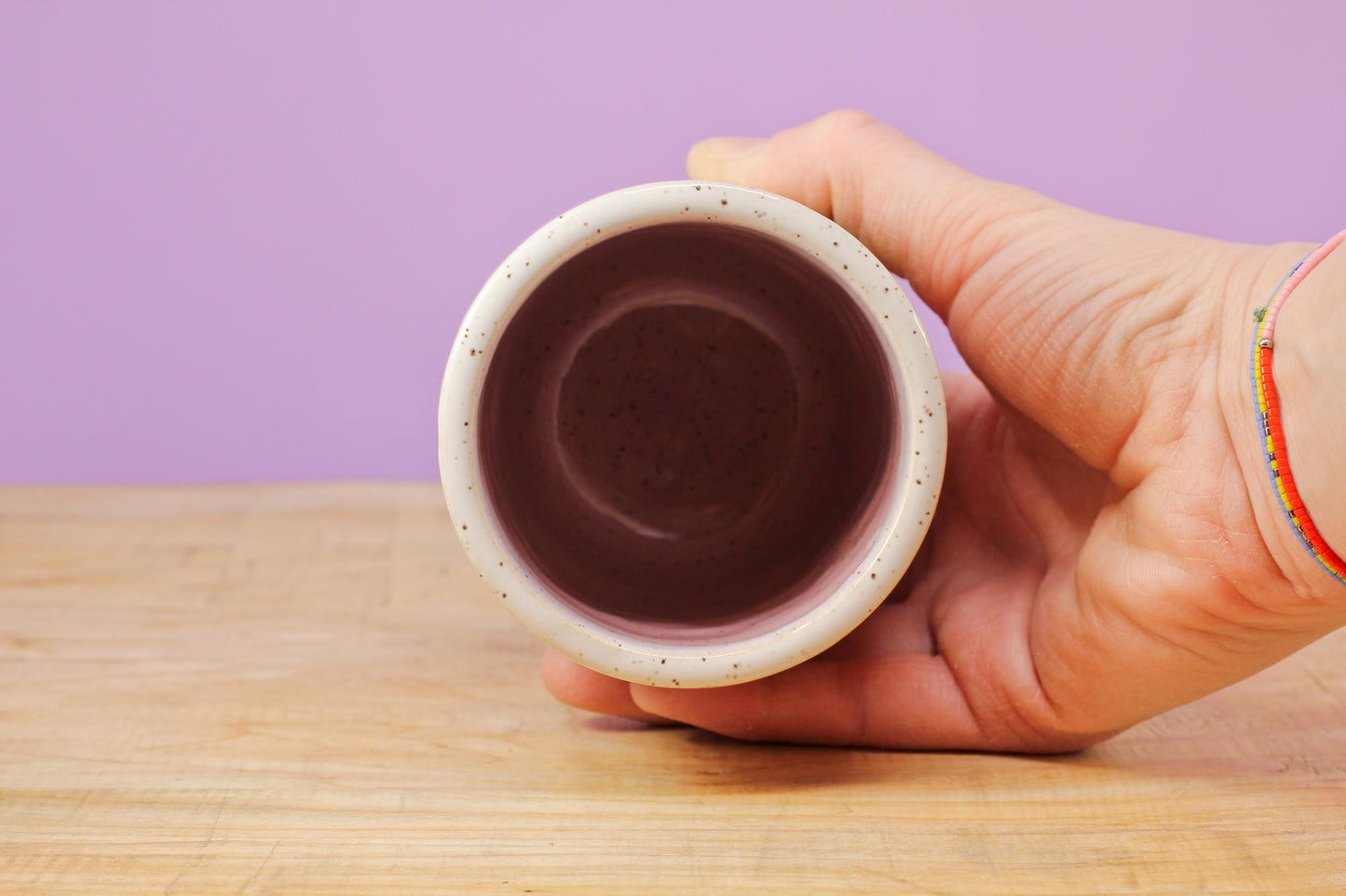 Star Block Quilt Tumbler-Purple. #136- (8.5 oz.)