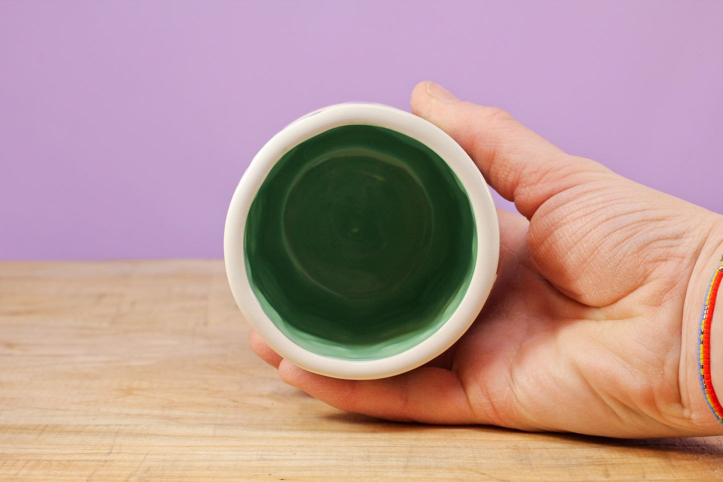 Stemmed Flower Tumbler-Turqu. #144- (8.5 oz.)