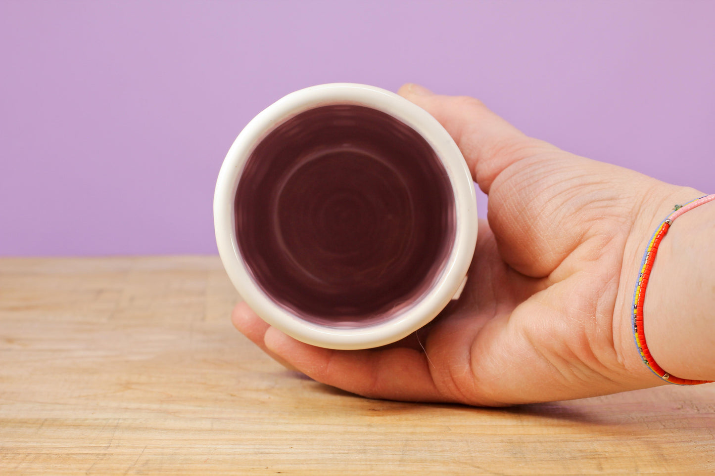 "Tiny Flower" Tumbler-Purple #151- (9 oz.)