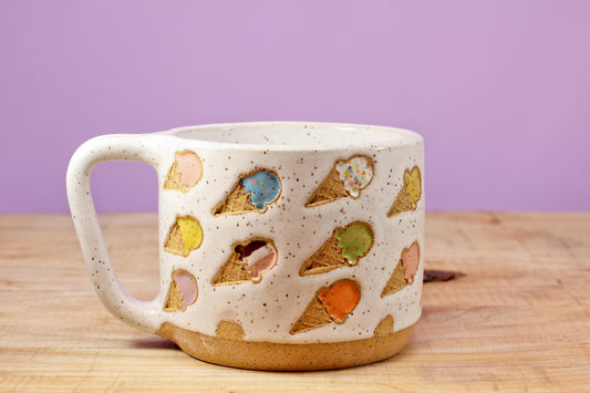 Ice Cream Cone Mug #167- (11 oz.)