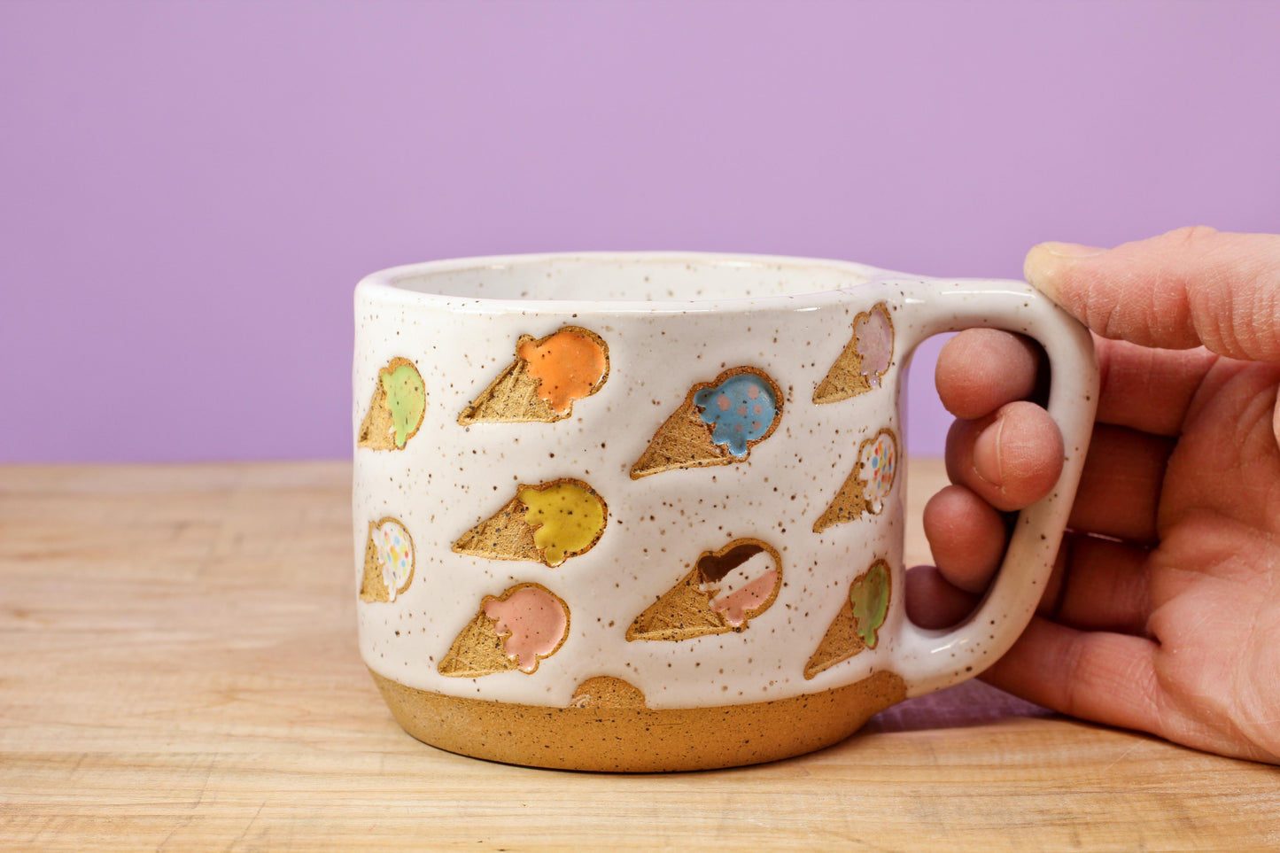 Ice Cream Cone Mug #167- (11 oz.)