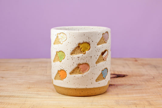 Ice Cream Cone Tumbler #173- (8.5 oz.)