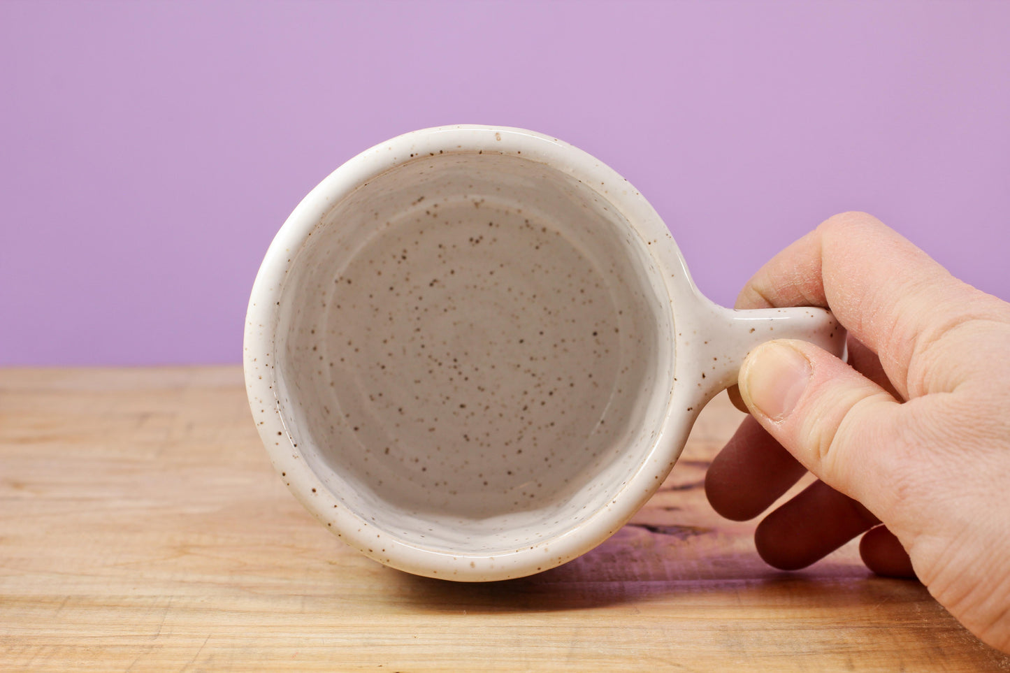 Donut Mug Speckled #176-(10.5 oz.)