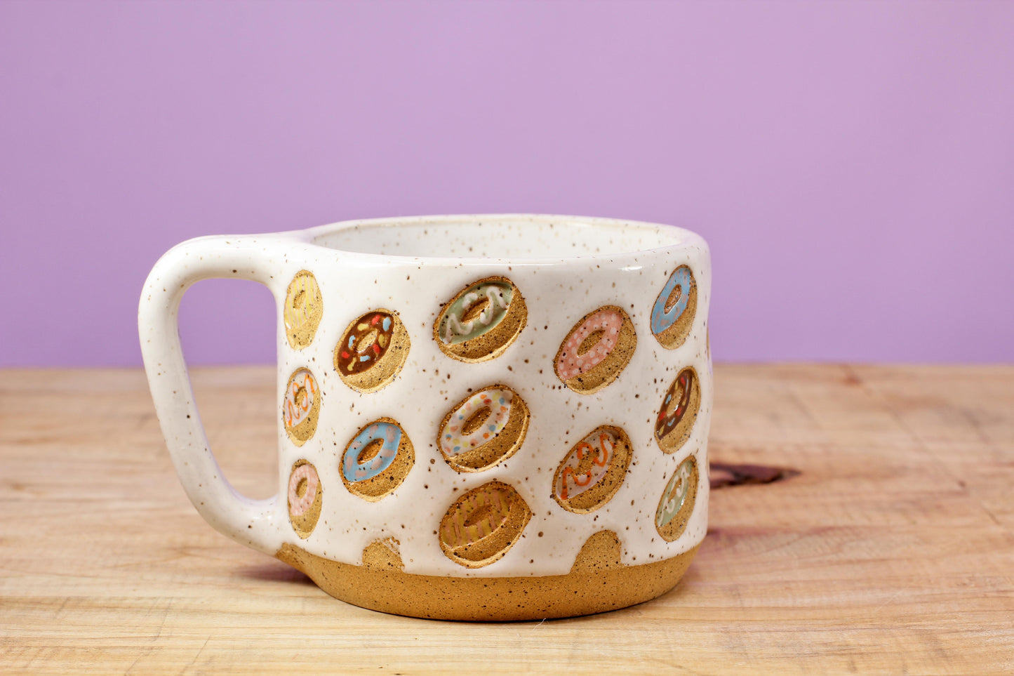 Donut Mug Speckled #178- (10 oz.)
