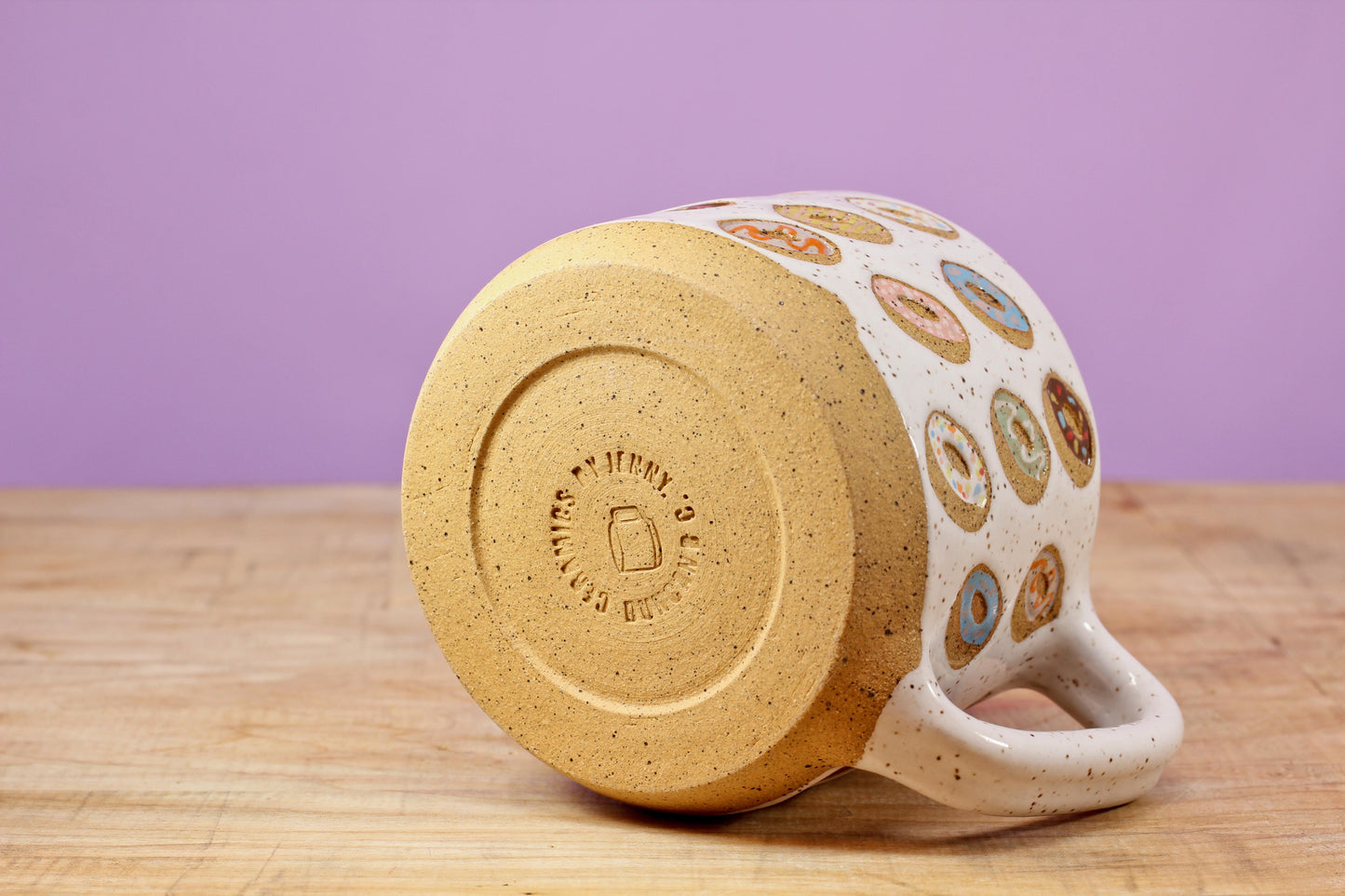 Donut Mug Speckled #178- (10 oz.)