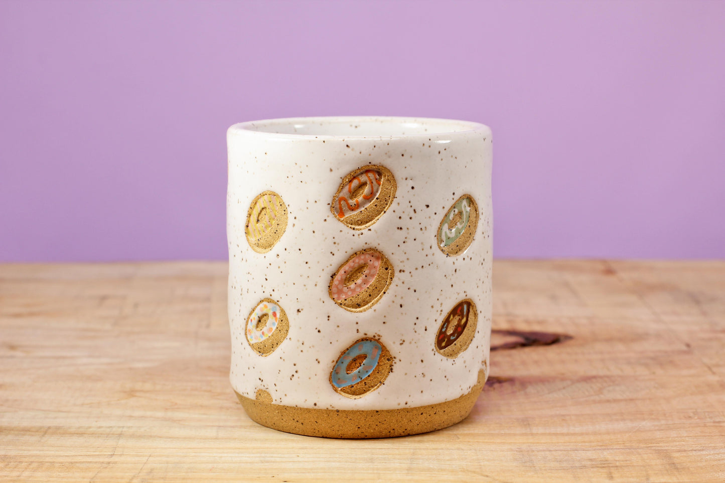 Donut Tumbler Speckled #179- (8.5 oz.)