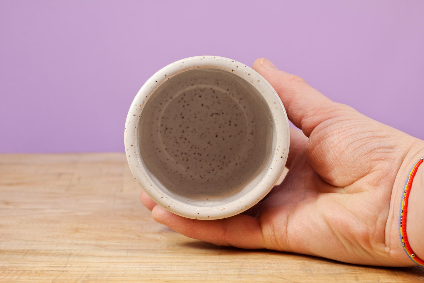 Donut Tumbler Speckled #179- (8.5 oz.)