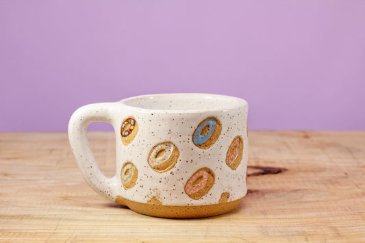 Donut MINI Mug Speckled #180- (6 oz.)