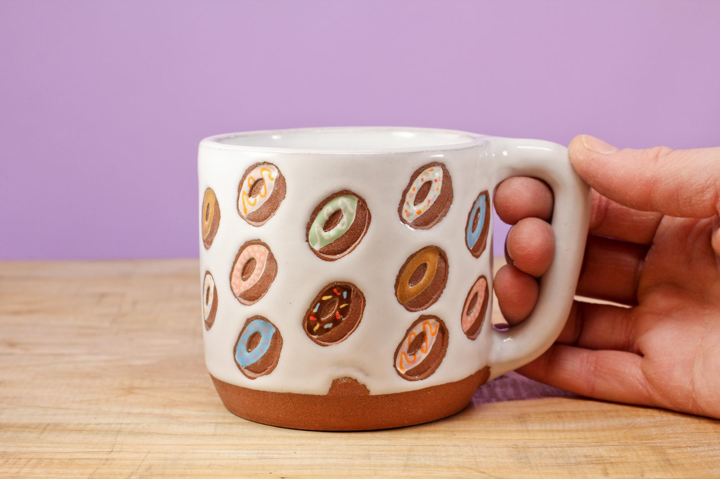 Donut Mug Chocolate #181- (10 oz.)