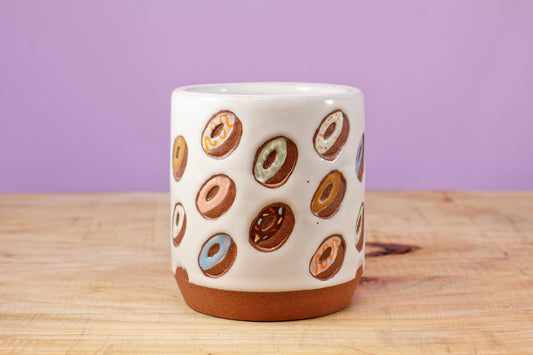 Donut Tumbler Chocolate #182- (8.5oz.)