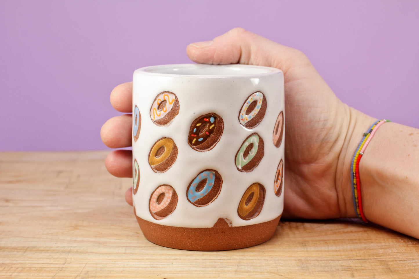 Donut Tumbler Chocolate #182- (8.5oz.)