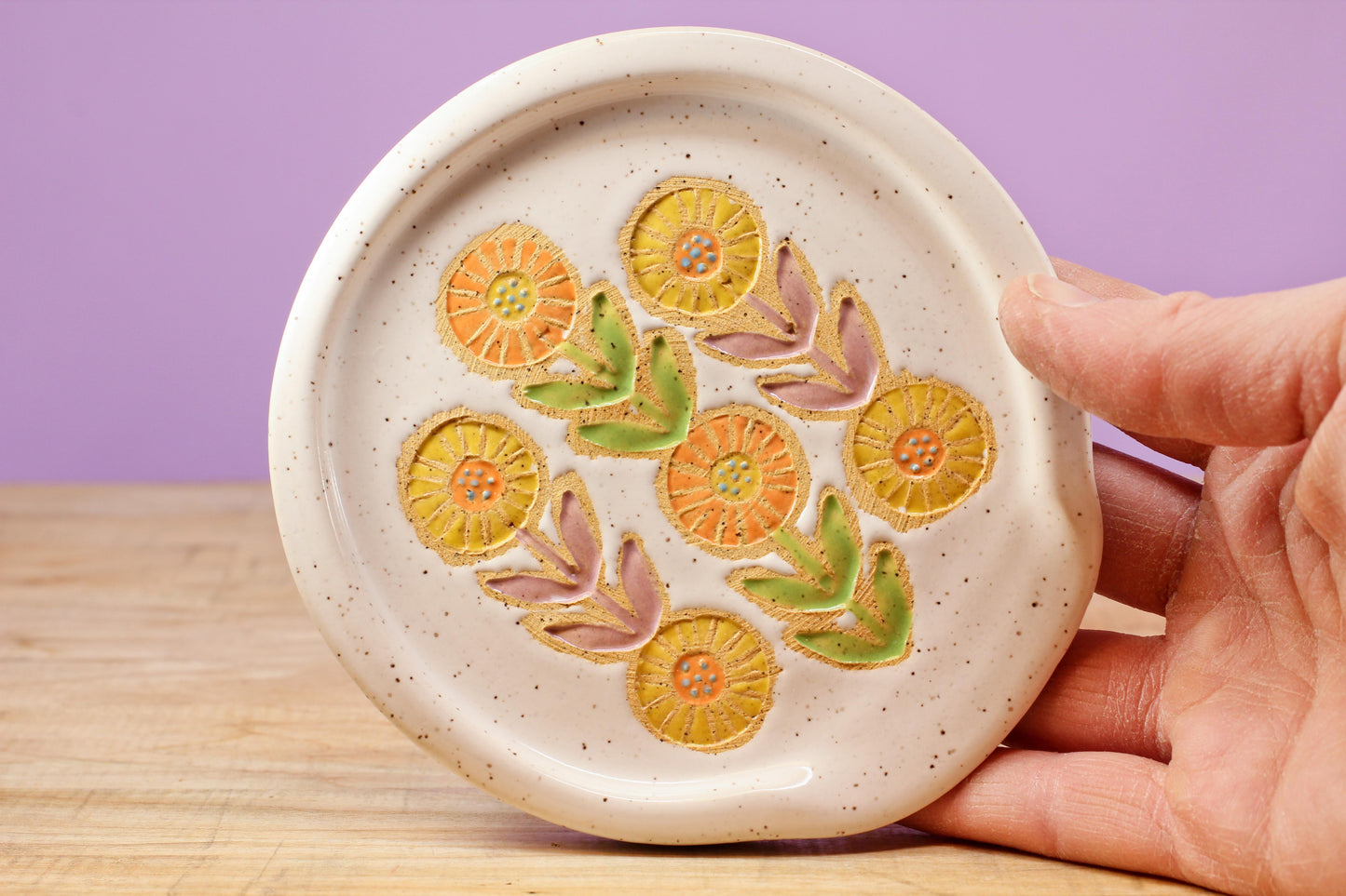 Spoon Rest- Flower Chain #186