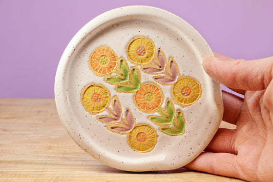 Spoon Rest- Flower Chain #186