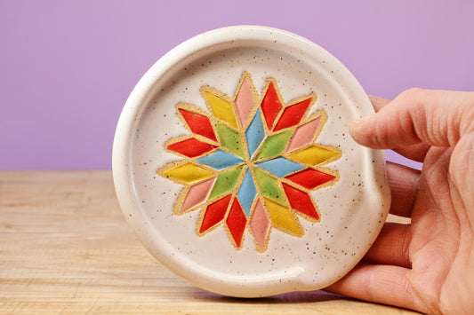 Spoon Rest- Star Block*SECOND #188