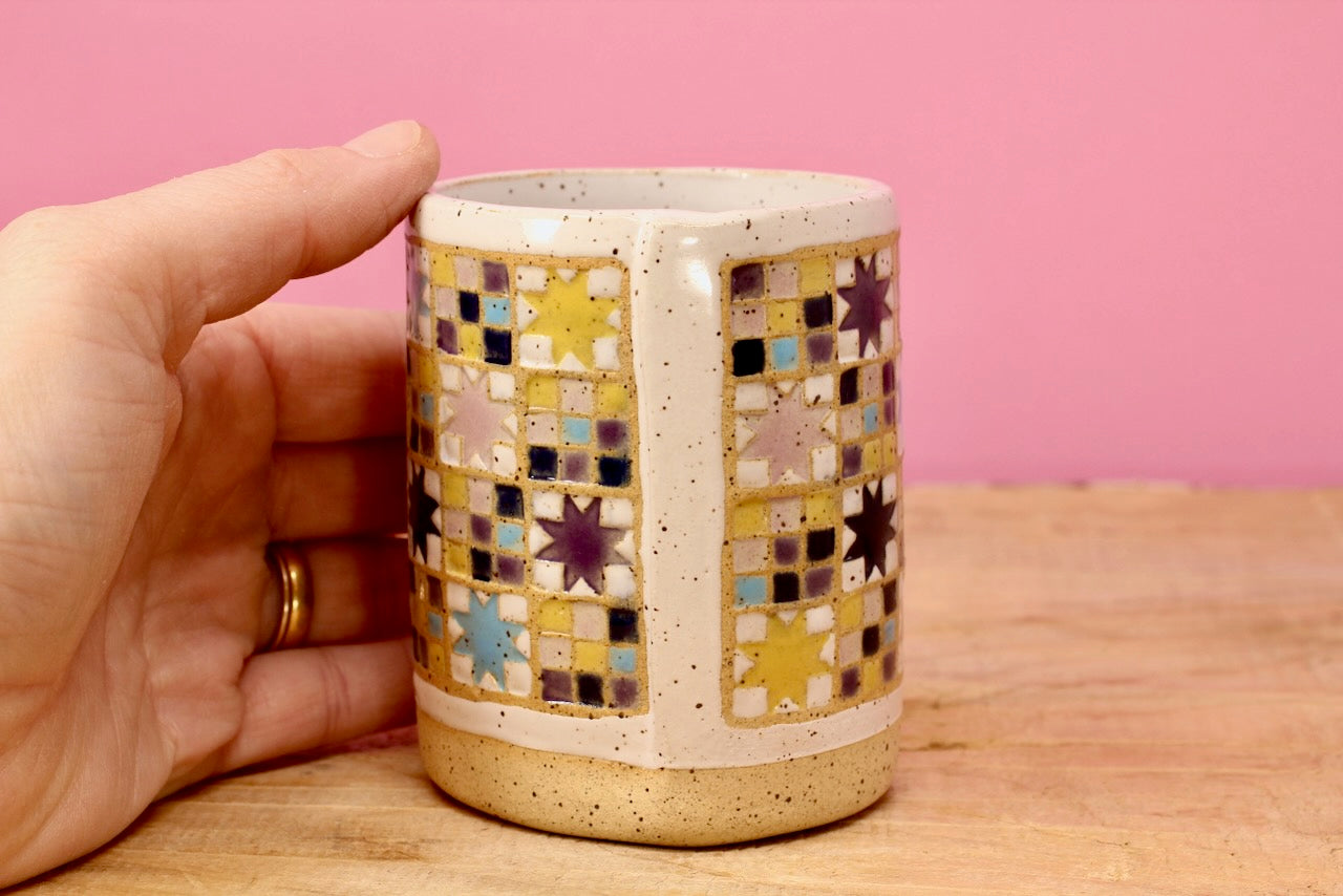 Starry Night Tumbler #9- (8.5 oz.)