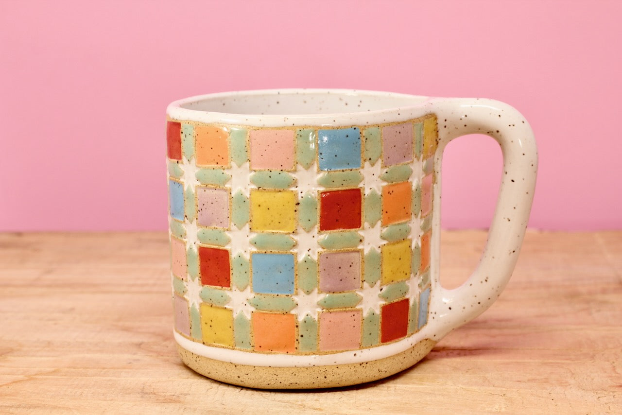 Sawtooth Star Mug #27- (12.5 oz.)