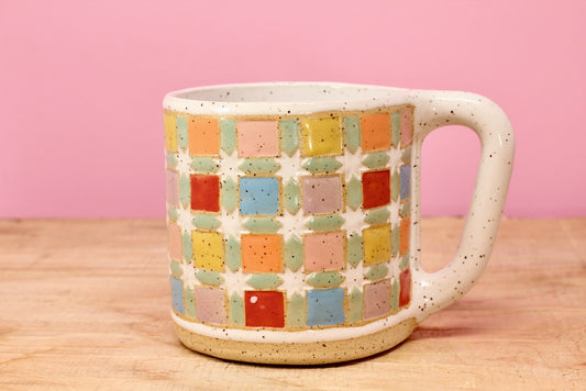 Sawtooth Star Mug #29-*SECOND*-(12.5 oz.)