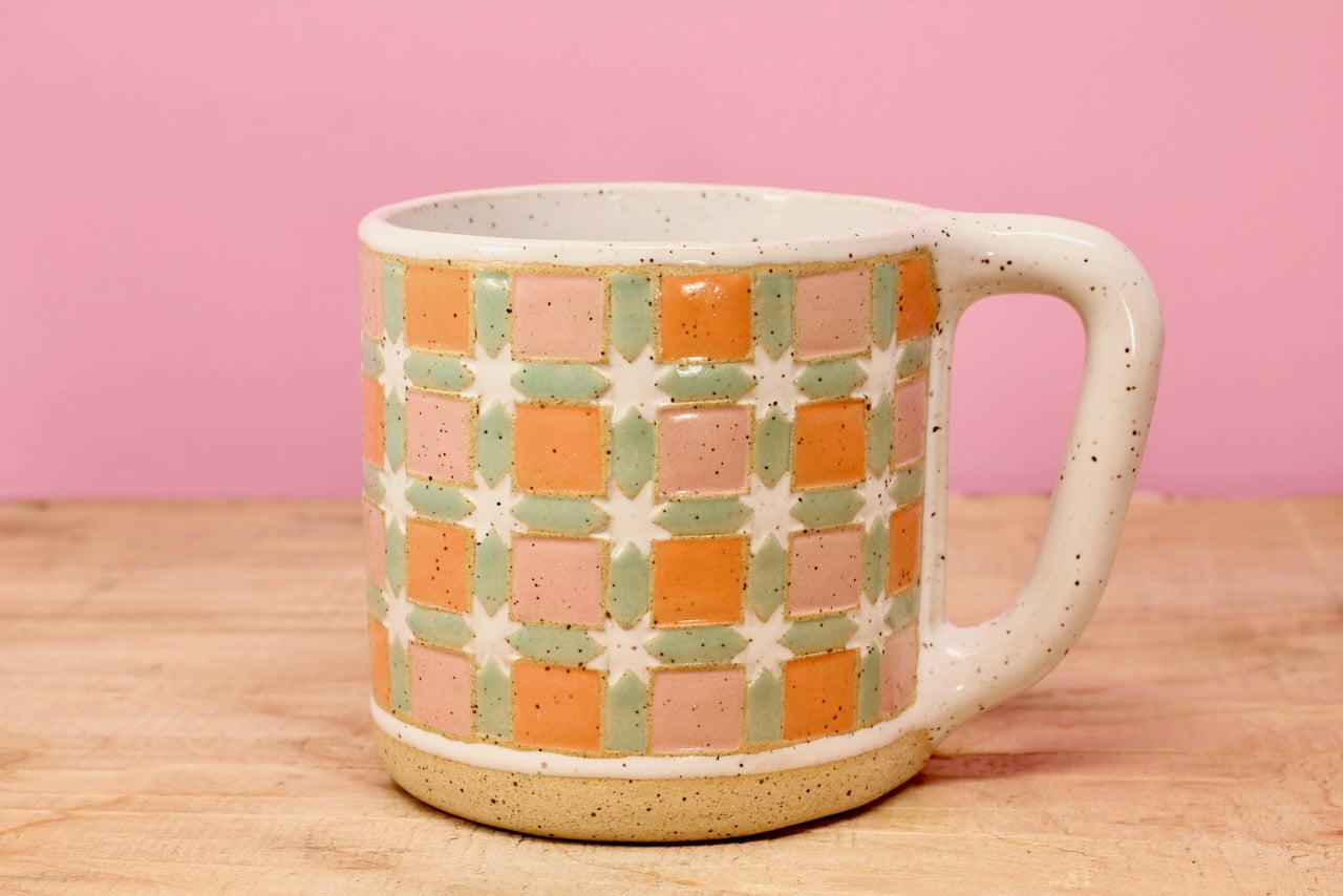 Sawtooth Star Mug #30- (12.5 oz.)
