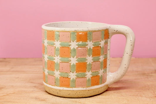Sawtooth Star Mug #30- (12.5 oz.)