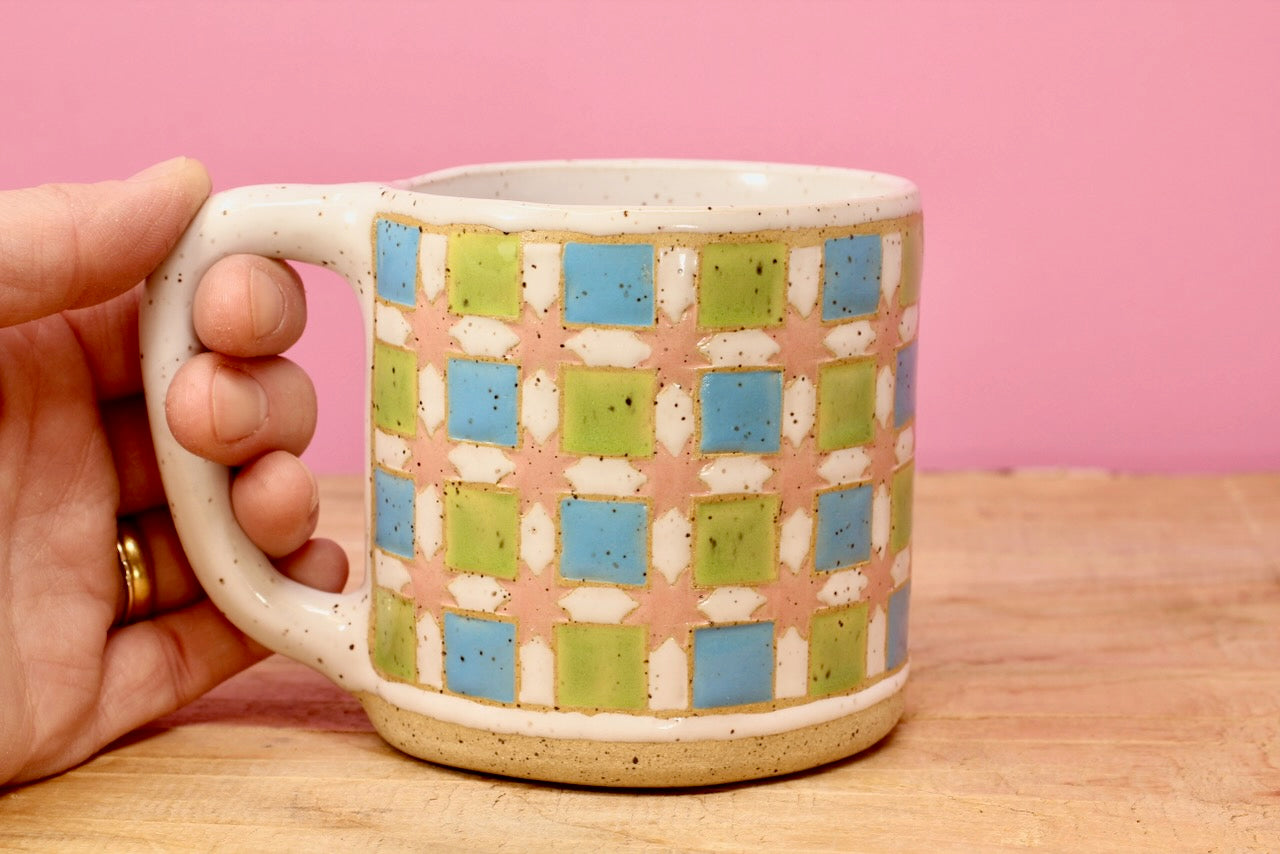 Sawtooth Star Mug #31- (13 oz.)