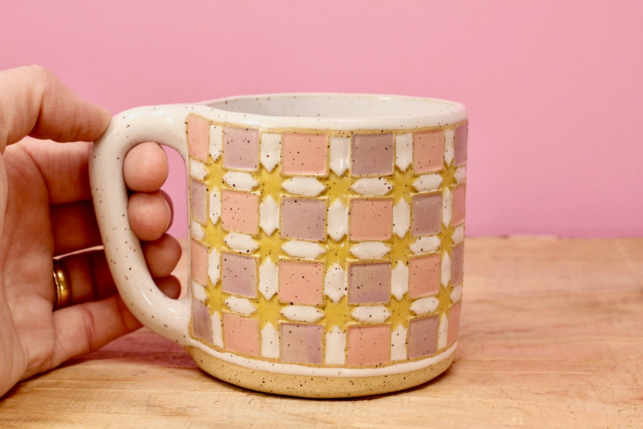 Sawtooth Star Mug #32- (13 oz.)