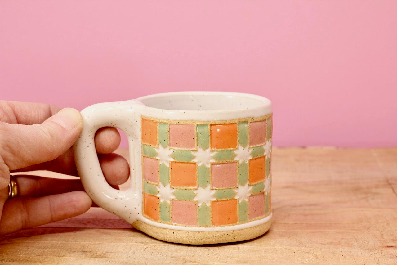 Sawtooth Star MINI Mug #37- (6 oz.)