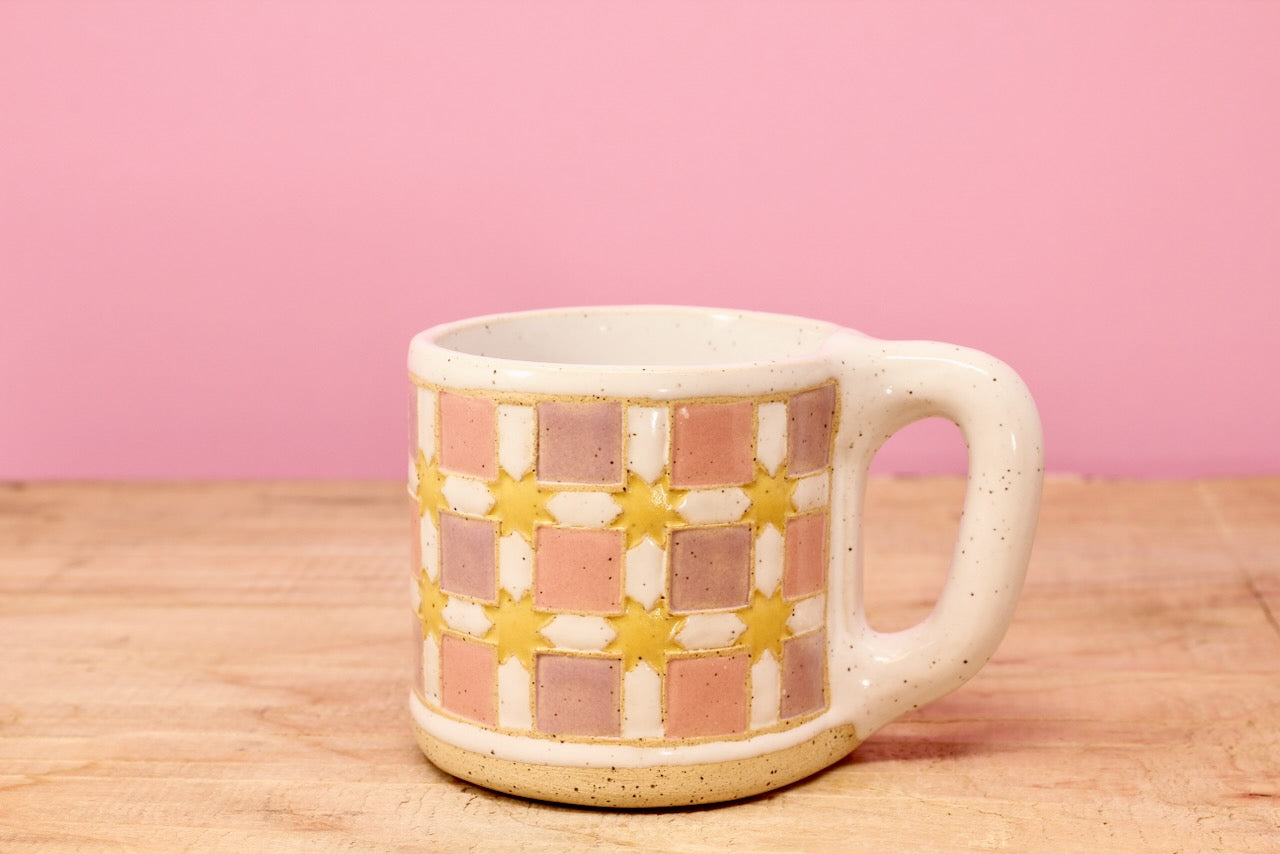 Sawtooth Star MINI Mug #38- (5.5 oz.)
