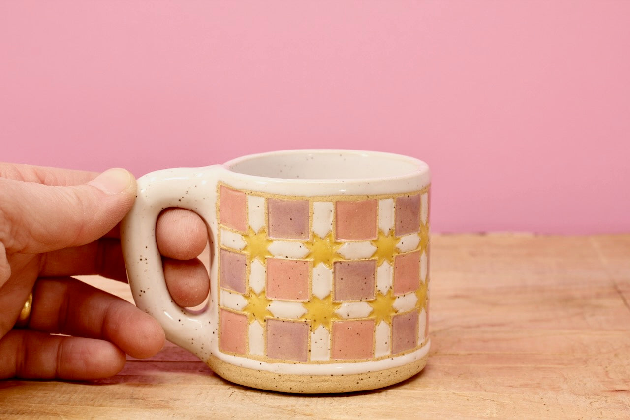 Sawtooth Star MINI Mug #38- (5.5 oz.)