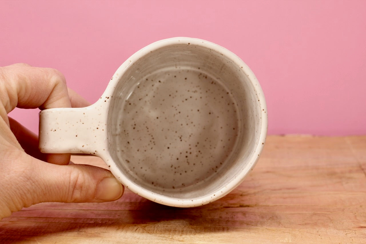Flower Stack Mug #66-*SECOND* (12.5 oz.)