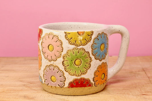 Sugar Cookie Flower Mug *SECOND* #108- (13 oz.)