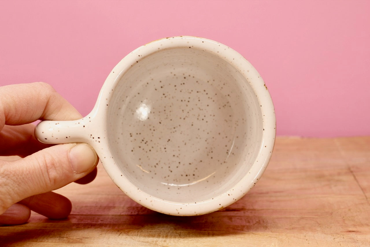 Sugar Cookie Flower Mug #109- (10 oz.)