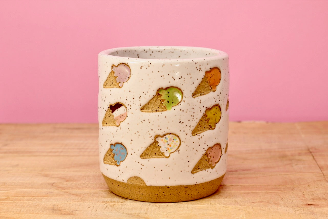 Ice Cream Cone Tumbler #114- (9 oz.)