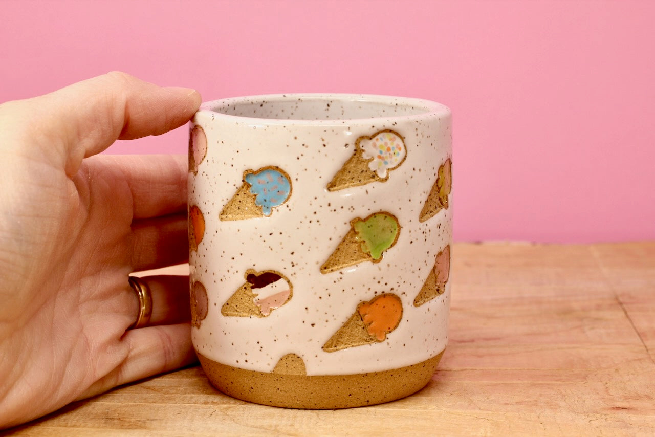 Ice Cream Cone Tumbler #114- (9 oz.)