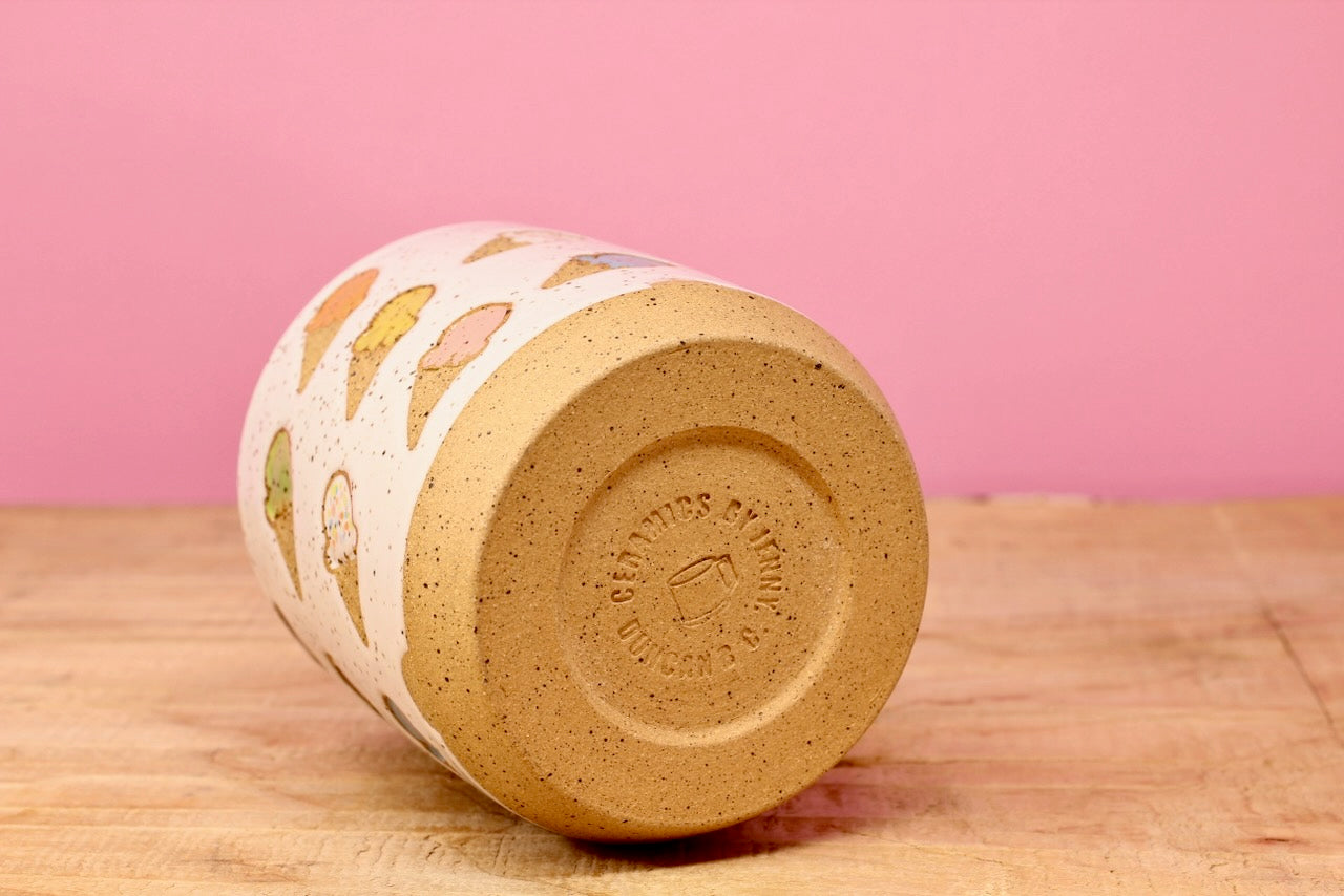 Ice Cream Cone Tumbler #114- (9 oz.)