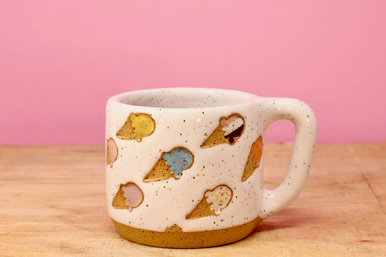Ice Cream Cone MINI Mug #115- (6 oz.)